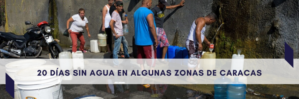 20 días sin agua en algunas zonas de Caracas - Monitor Ciudad - Venezuela